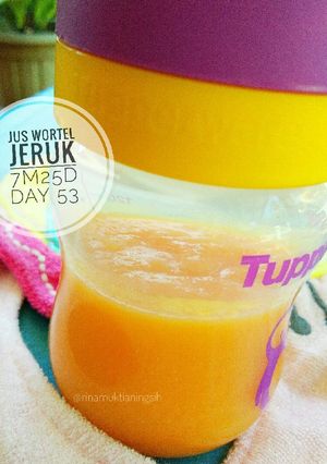 Foto resep Mpasi jus wortel jeruk manis