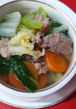 Foto resep Sup daging giling
