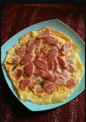 Foto resep Telur dadar sosis lembut