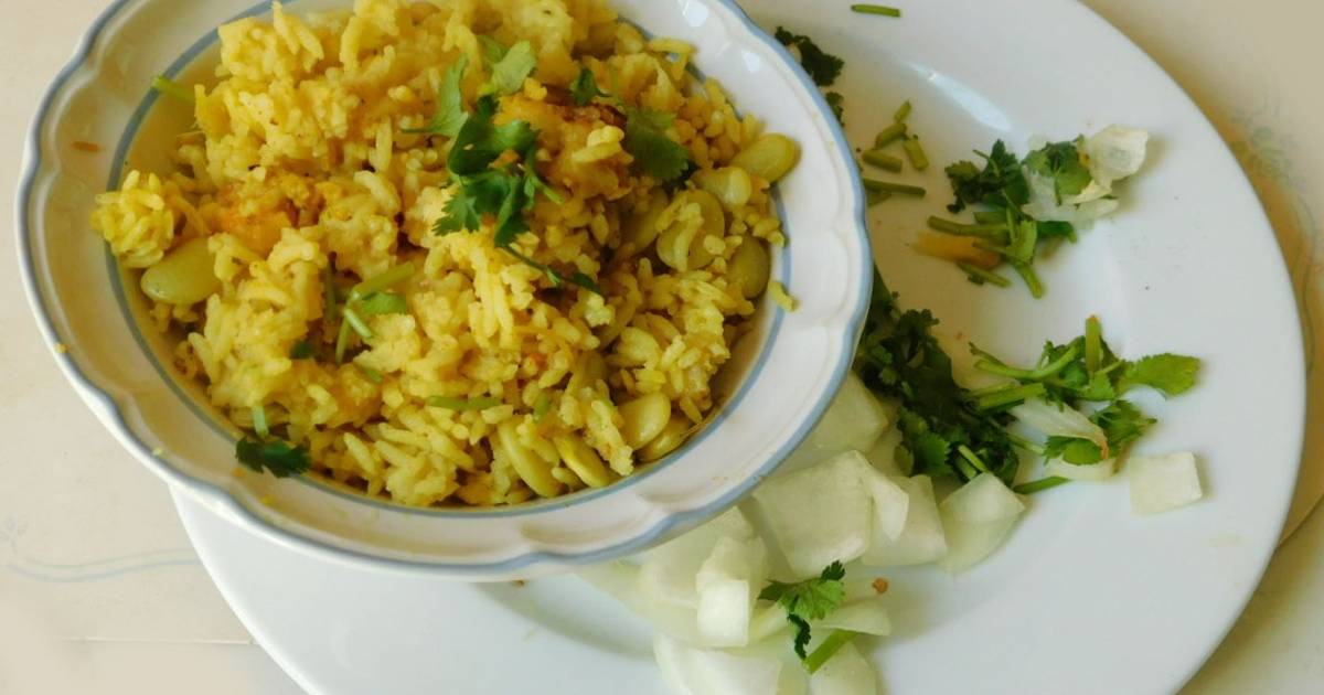 Masoor dal lima beans rice Recipe by Lakshmi Sridharan Ph D Cookpad