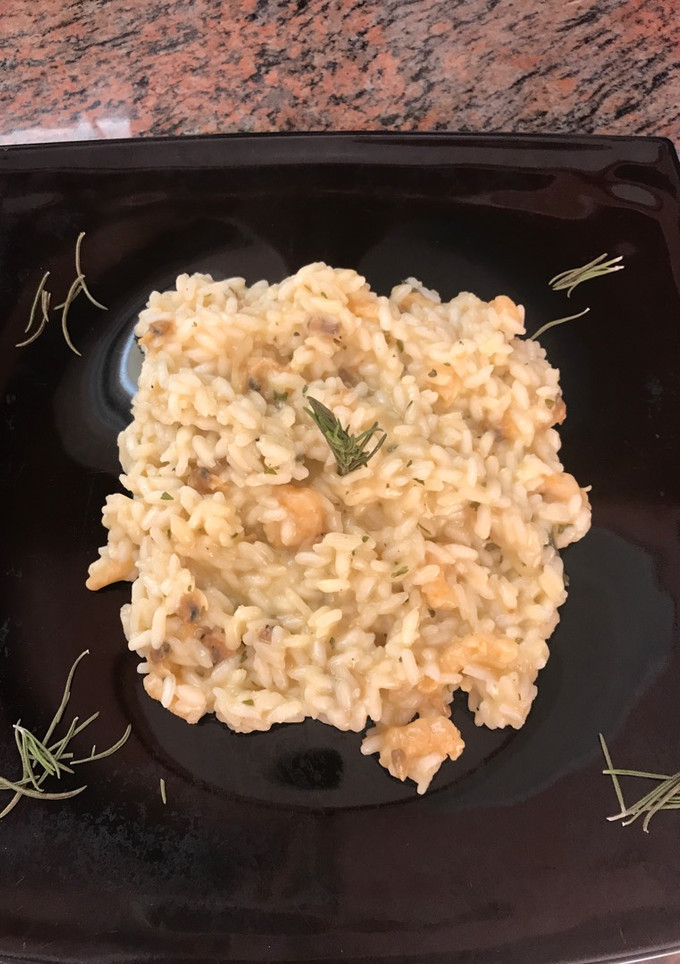 Una foto de Risotto de Gambas