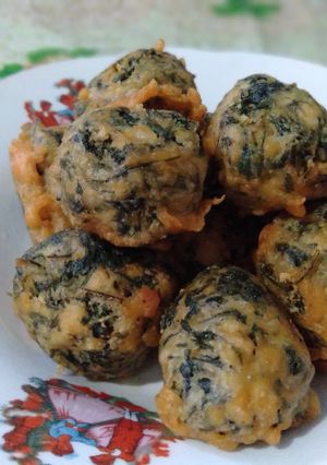 Foto resep Rolade Kepal Daun Kenikir