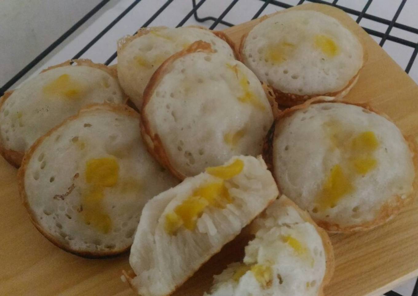 Kue serabi toping nangka