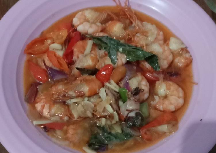 Cara Gampang Menyiapkan Udang Pedas Anti Gagal