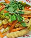 Rau củ xào chay