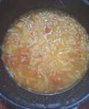 Canh cải bắp cà chua