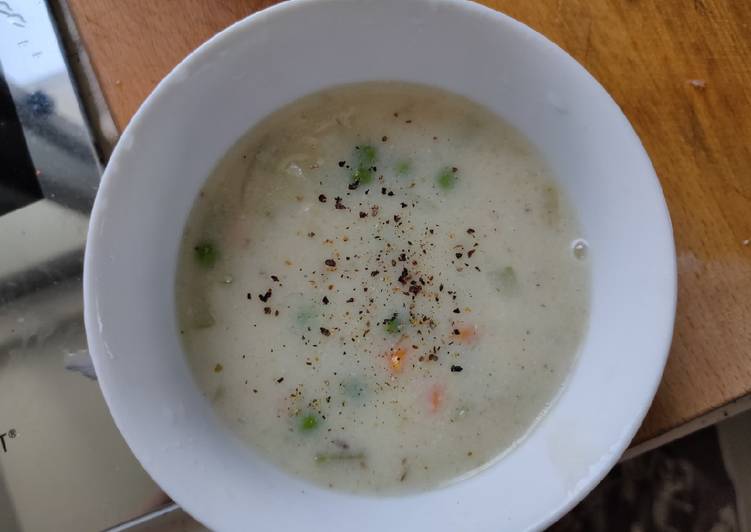 Cara Gampang Menyiapkan Sup Sayur creamy, Menggugah Selera