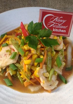 Foto resep Tumis Jagung Sayuran GPL (Diet Enak Diabetes) #indonesiamemasak #jagung