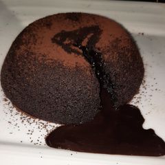 A picture of Choco lava cake 🍮🍮.