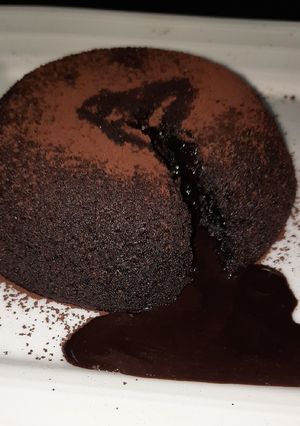 A picture of Choco lava cake 🍮🍮.