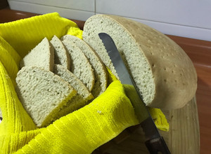 Una foto de Pan amasado tipo tortilla fácil