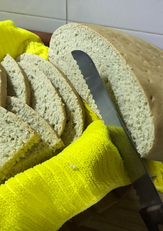 Una foto de Pan amasado tipo tortilla fácil