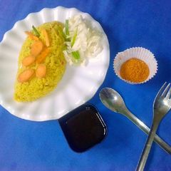 A picture of Dambun cous cous.