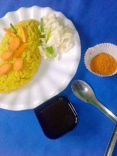 A picture of Dambun cous cous.
