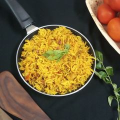 South Indian rice thakali A picture of South Indian rice thakali.