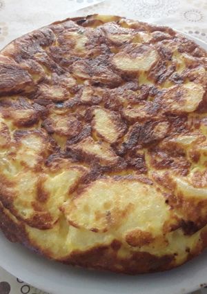 Una foto de Tortilla española con el mínimo aceite