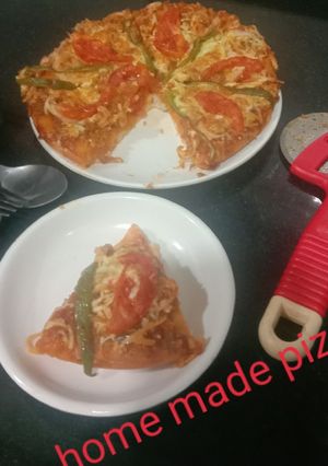 A picture of Homemade pizza.