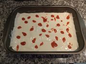 Una foto de salsa bechamel para lasagna
