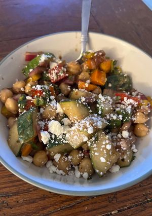 A picture of Zesty Chickpea & Cucumber Salad.
