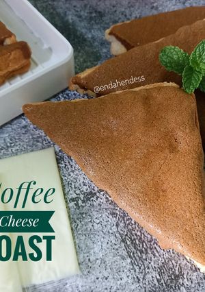 Foto resep Coffee Cheese Toast Rumahan ala Roti 'O ✅