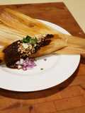 Smokey Red Chile Shredded Beef Tamales