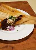 Smokey Red Chile Shredded Beef Tamales