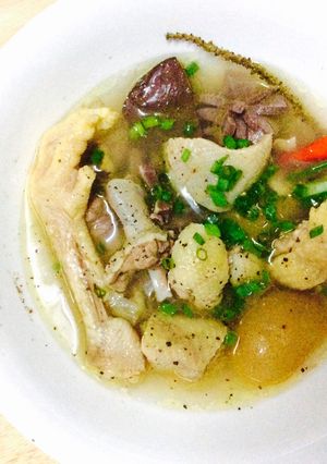 Hình của món Vịt hầm chanh muối.