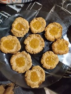 Una foto de Pepas de avena y dulce de batata