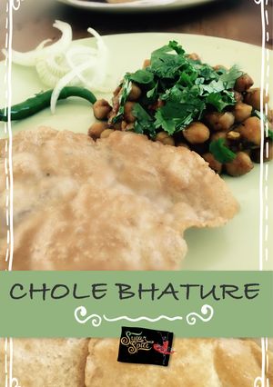 A picture of Chole Bhature.