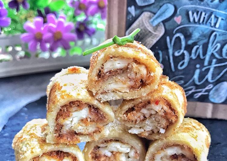 Sandwich gulung abon