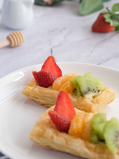 Foto resep Fruit Puff Pastry (Panggang Tanpa Oven)
