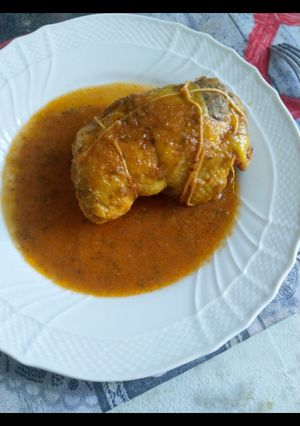 A picture of Stuffed Chicken Thighs.