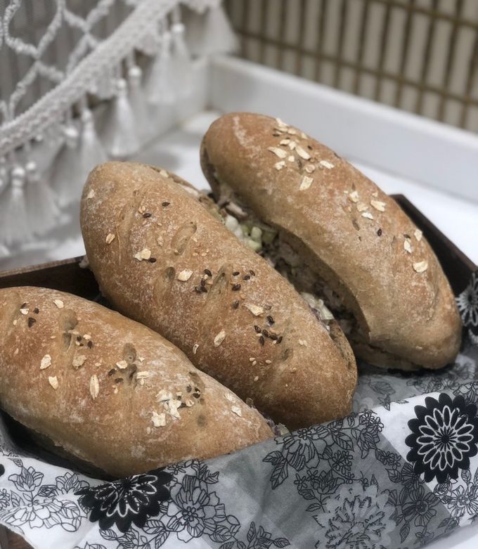 عکسی از دستور نان باگت روگن