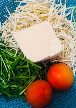 Hình của món Canh hẹ, đậu hũ.