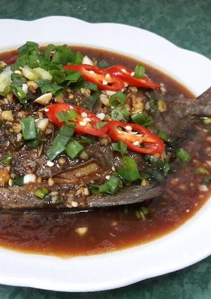 Foto resep Ikan hitam saus kecap