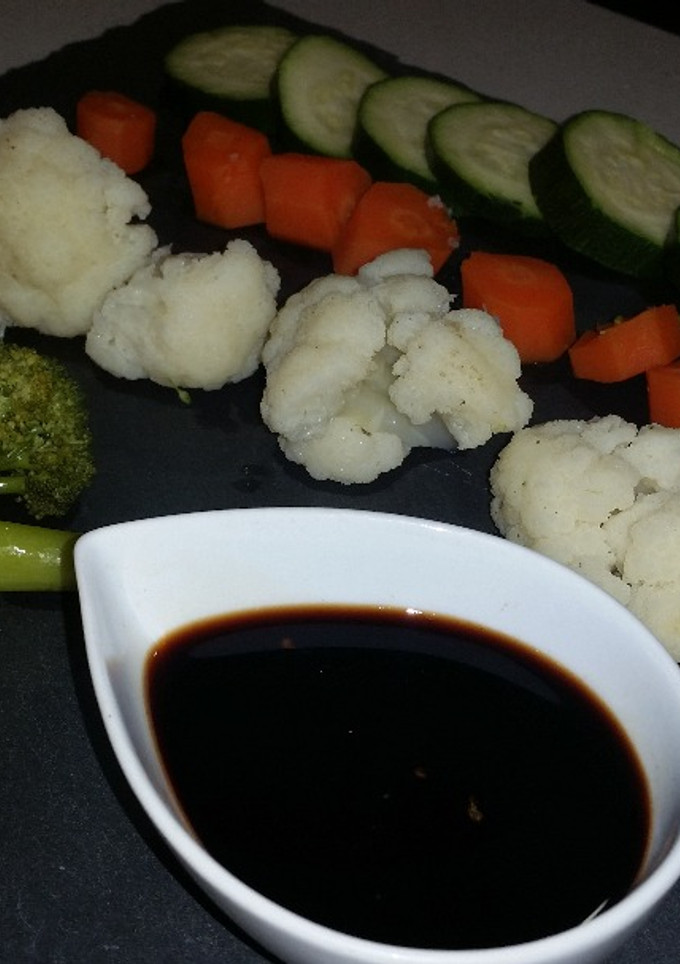 Una foto de Verduras al vapor
