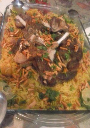 صورة لوصفة طريقة عمل رز القدرة