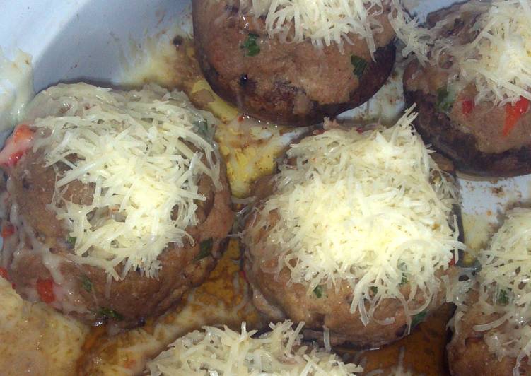 Steps to Prepare Any-night-of-the-week Stuffed mushrooms