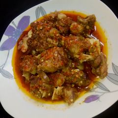 A picture of Meat pepper soup.