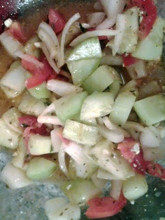 A picture of "Village Salad" (xoriatiki).