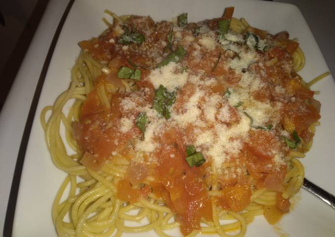 Recipe of Exotic Pasta sweet tomatoes for Healthy Recipe