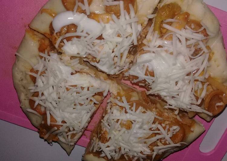Resep Pizza ekonomis 👌 Anti Gagal