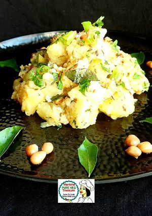 A picture of Fasting Jeera Aloo Peanuts.