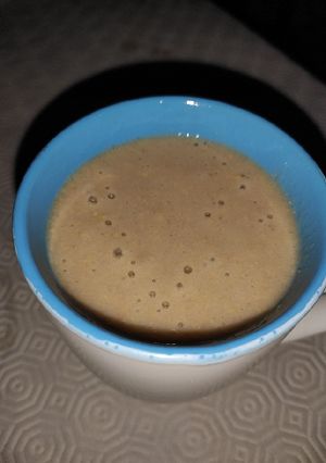 Una foto de Batido de leche de almendras