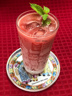 A picture of Watermelon Mint Juice.
