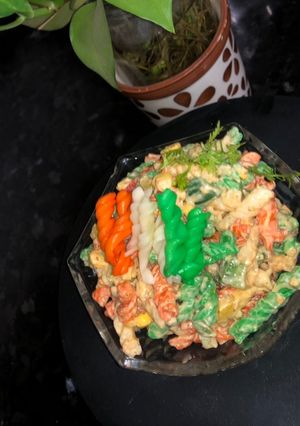 A picture of Pasta salad.