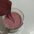 Smoothie pisang, bayam merah dan nanas