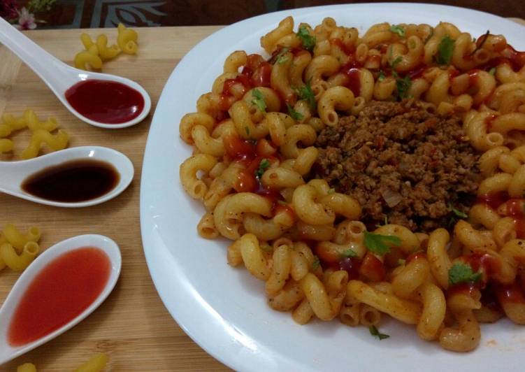 Steps to Make Any-night-of-the-week Macaroni with ground meat