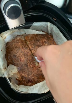 รูปของ ขนมกล้วยคลีนๆกับหม้อทอดถึงหน้าตาไม่ดีแต่อร่อยมากแม่