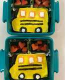 Easy creative bento - school bus theme